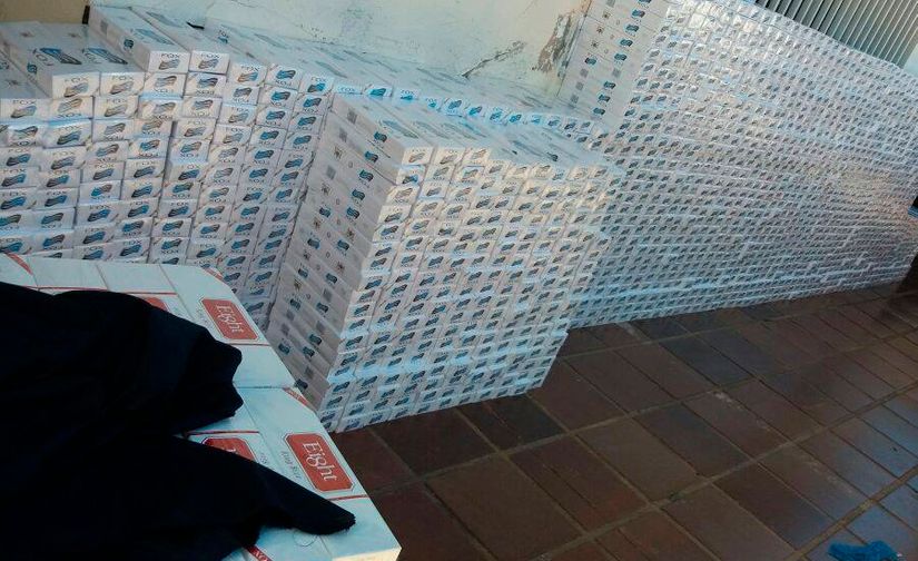 Polícia Militar em Alto Araguaia apreende carga de 2.604 maços de cigarros