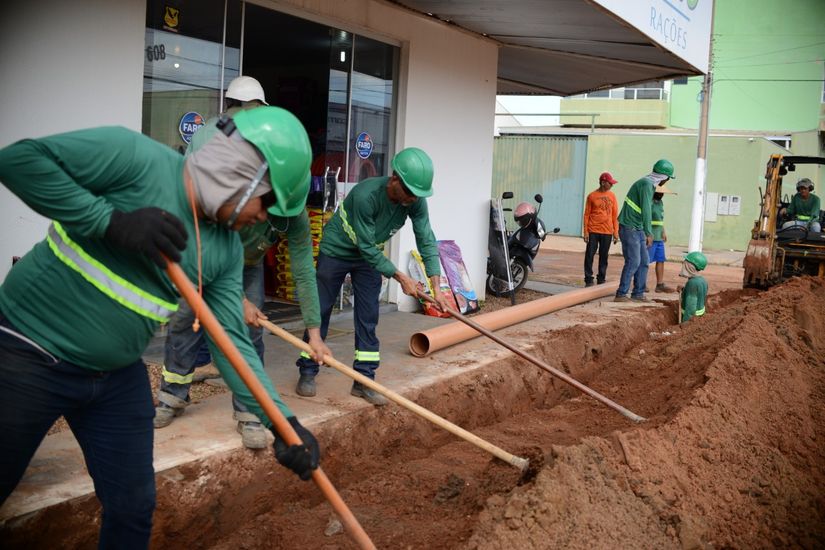 Mais 15 mil pessoas serão contempladas com rede de esgoto em Rondonópolis 