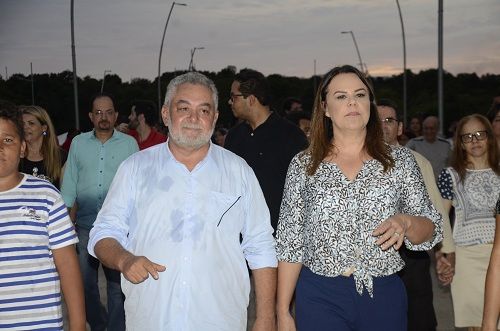 Na entrega da Ponte, Percival desabafa e fala em fim da carreira política