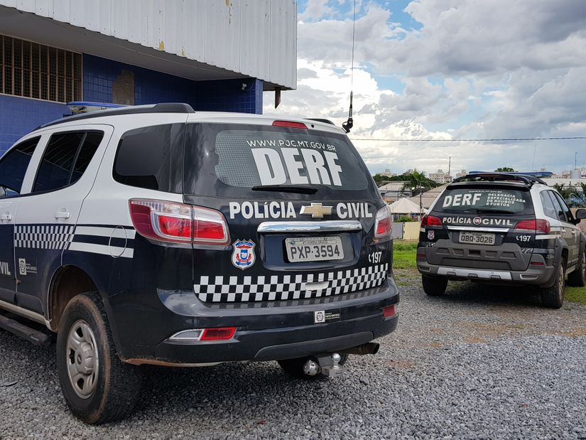 Derf prende empresário em flagrante com peças de caminhão furtadas em MT
