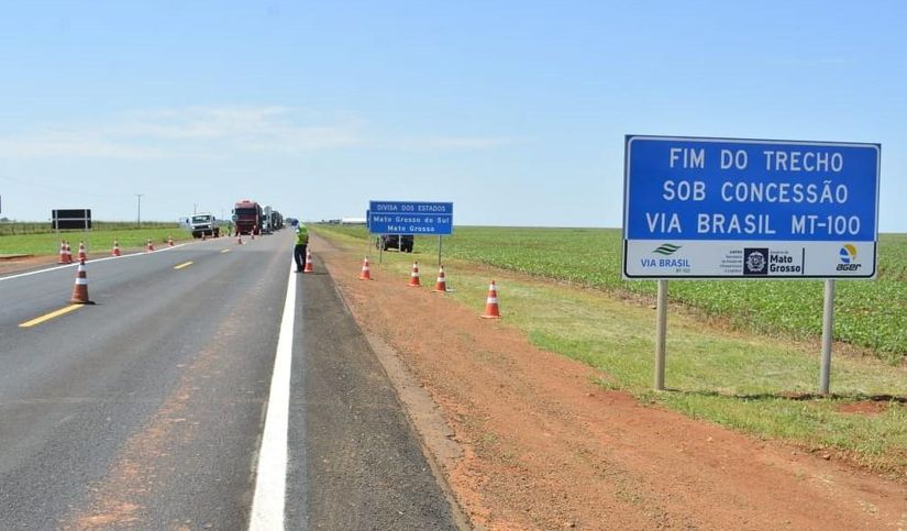 Fim dos buracos na MT-100 estimula escoamento e facilita tráfego de veículos