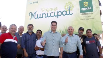 Prefeito lança parque de 10 hectares na região do Coxipó em Cuiabá