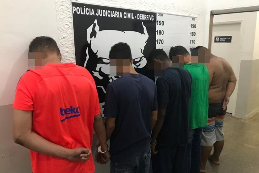 Cinco suspeitos de roubar caminhão carregado de carne de frigorífico em VG são presos