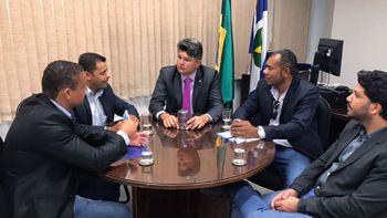 Vereadores são recebidos pelo senador José Medeiros em Brasília