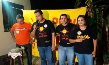Sem a presença do vice, PSOL lança campanha eleitoral em Rondonópolis