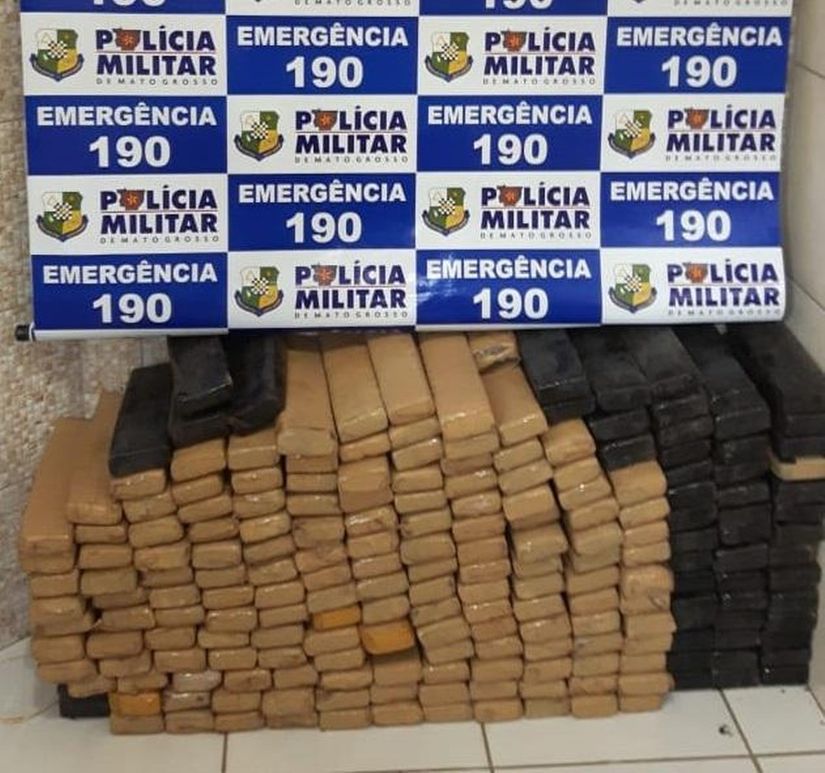 Dois homens são presos e 200 kg de maconha apreendidos em ação conjunta