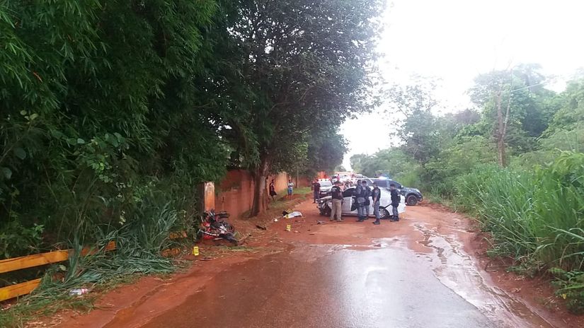 Traficantes atropelam e matam motociclista enquanto fugiam da Rotam 