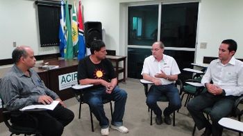 ACIR e Observatório recebem candidato Rubens Cantuário