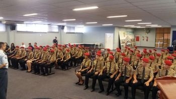 Alunos do projeto social ‘Luz do Amanhã’ visitam Comando Geral da PM
