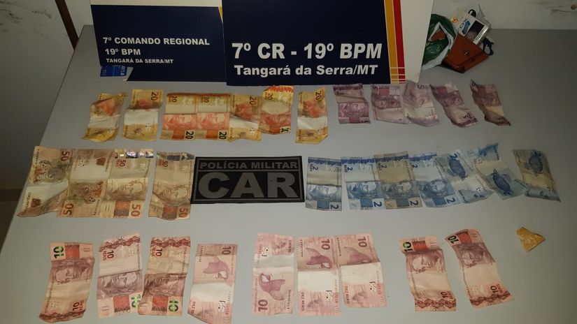 PM intercepta traficantes com moto roubada em MT 