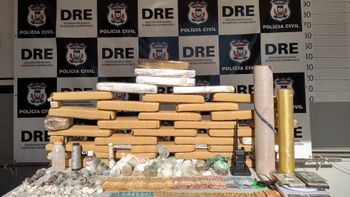 DRE apreende mais de 30 quilos de entorpecentes em ponto de distribuição