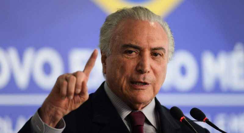 Temer diz que vai "exigir contrapartidas" para socorrer estados endividados