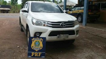 Caminhonetes roubadas em Rondonópolis são recuperadas pela PRF
