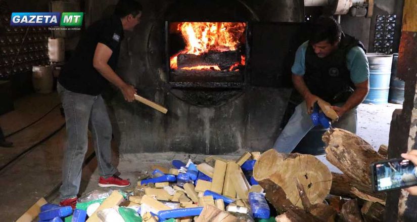 Mais de meia tonelada de droga é incinerada em Rondonópolis