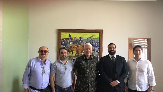 AORES-MS/MT visitam Comando Militar do Oeste e ampliam projetos