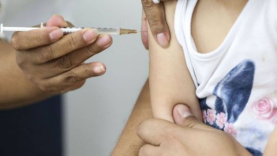 Mais de 9 milhões e meio de crianças de um a menores de cinco anos foram vacinadas