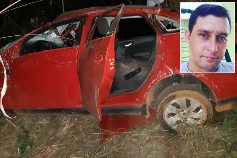 Capotamento na MT-343 mata vereador e deixa esposa e dois filhos feridos	