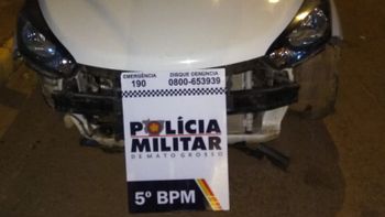 PM recupera veículo roubado e suspeitos estão foragidos