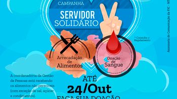 Campanha ‘Servidor Solidário’ termina nesta terça