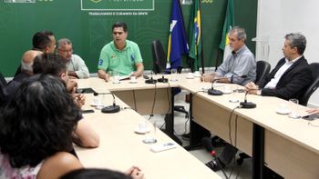 Prefeito recebe comerciantes e confirma apoio no 13º Liquida Centro