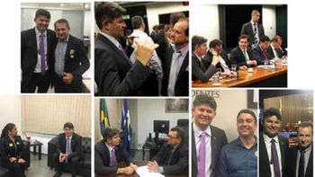Medeiros recebe a visita e elogia postura de novos prefeitos de Mato Grosso