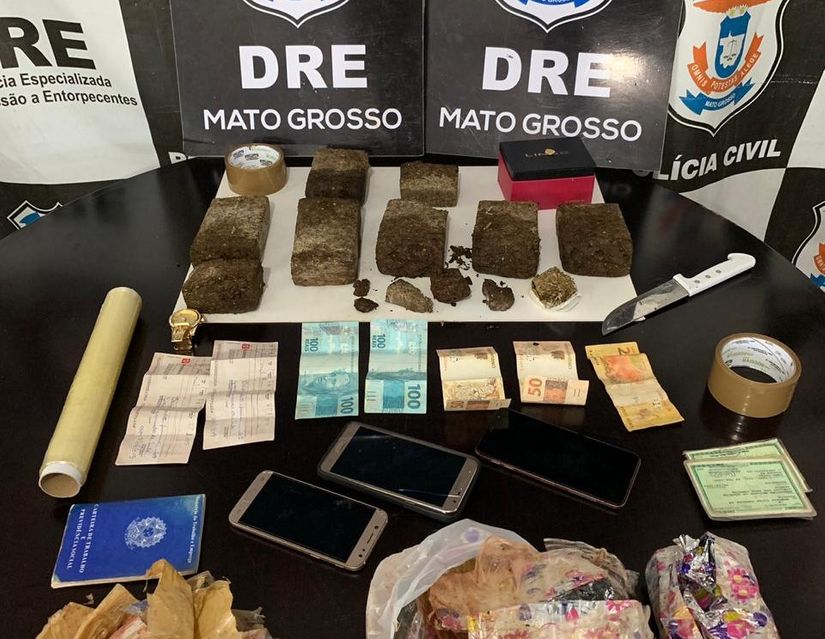 DRE fecha ponto de distribuição de drogas e prende três em VG 