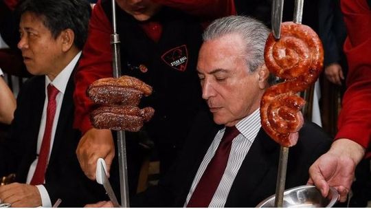 Ideia de Cidinho levou -e afundou- Temer em churrascaria