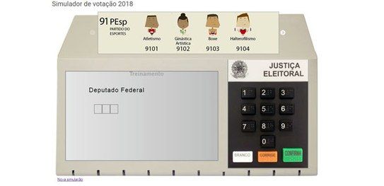 Eleitor já pode simular votação na urna eletrônica no site do TSE