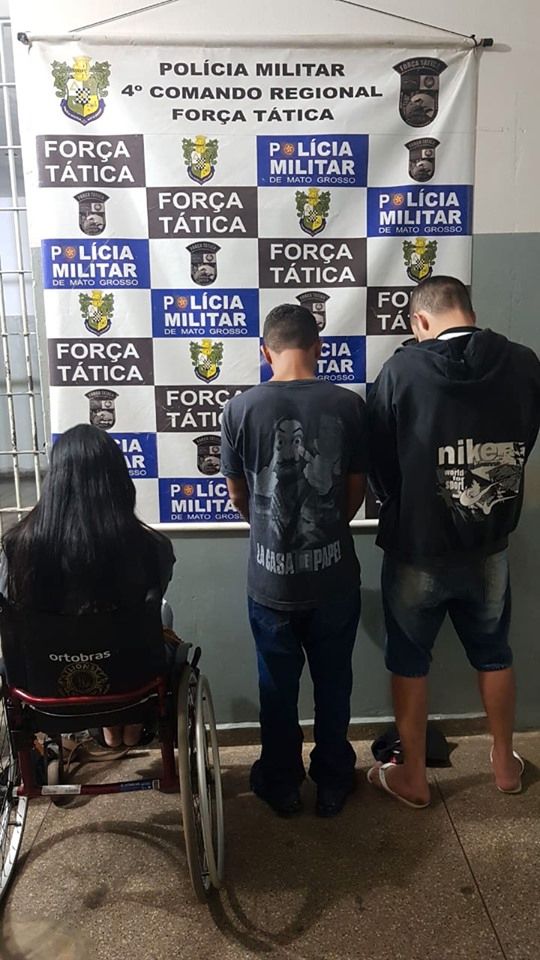Trio é preso por tráfico de drogas no Mathias Neves