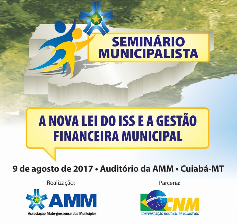 AMM vai realizar seminário para orientar municípios sobre o ISS