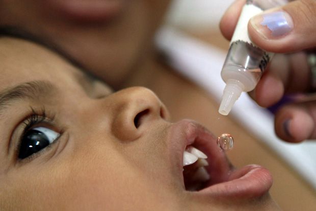 Campanha de vacinação contra pólio e sarampo atinge meta, diz governo
