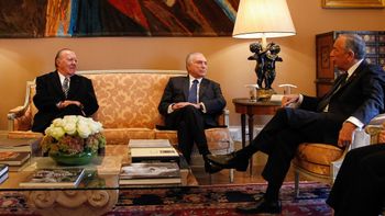 Temer e Sarney se reúnem com presidente de Portugal 