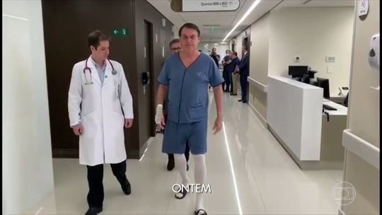 Médicos colocam sonda nasogástrica em Bolsonaro