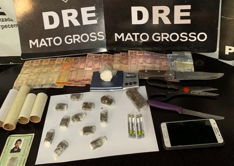DRE prende jovem e fecha boca de fumo próxima a Escola
