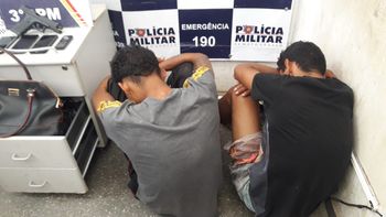 Assaltantes reagem a abordagem e são baleados pela PM em Cuiabá 