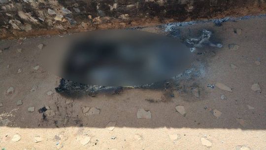 Corpo carbonizado é encontrado em vala ás margens de rodovia em MT