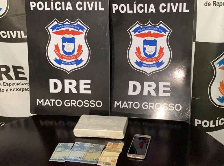 Adolescente é flagrada transportando 1 quilo de cocaína para Tangará da Serra