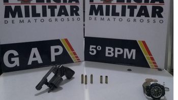 Durante Operação, PM apreende arma de fogo em Rondonópolis 