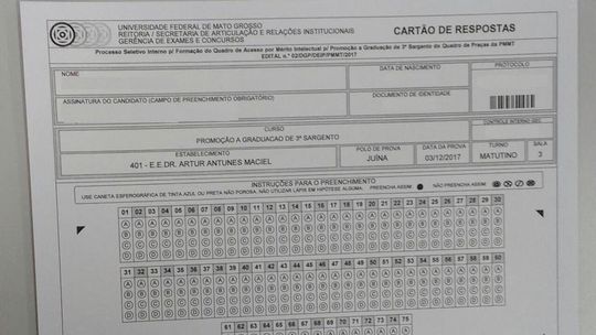 Policial que fotografou gabarito responderá sindicância e pode ser desclassificado