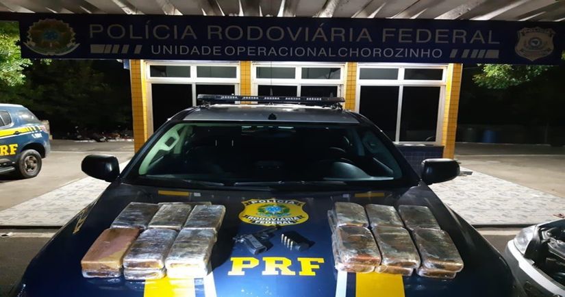 3º Sargento de MT é preso com mais de 40 Kg de cocaína no Estado do CE