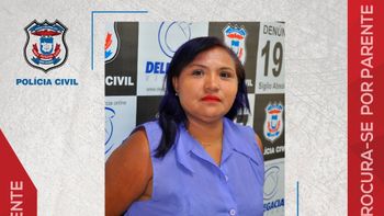 Mulher pede ajuda a polícia para tentar localizar parentes