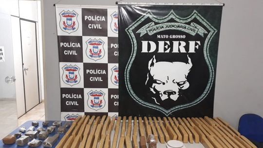 Derf Rondonópolis encerra ano com apreensão de uma tonelada de drogas