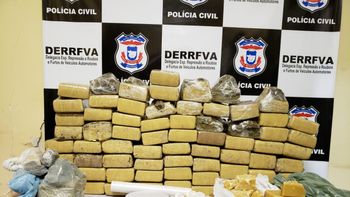 Polícia Civil apreende 70 quilos de drogas em investigação de roubo de veículo