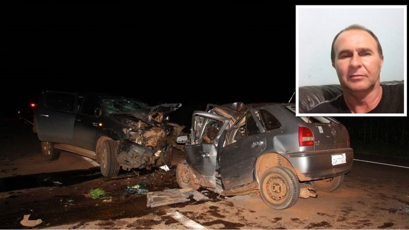 Colisão entre Gol e caminhonete mata vereador e mais dois na MT-242