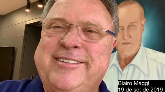 Blairo diz em vídeo que não pretende disputar vaga deixada por Selma