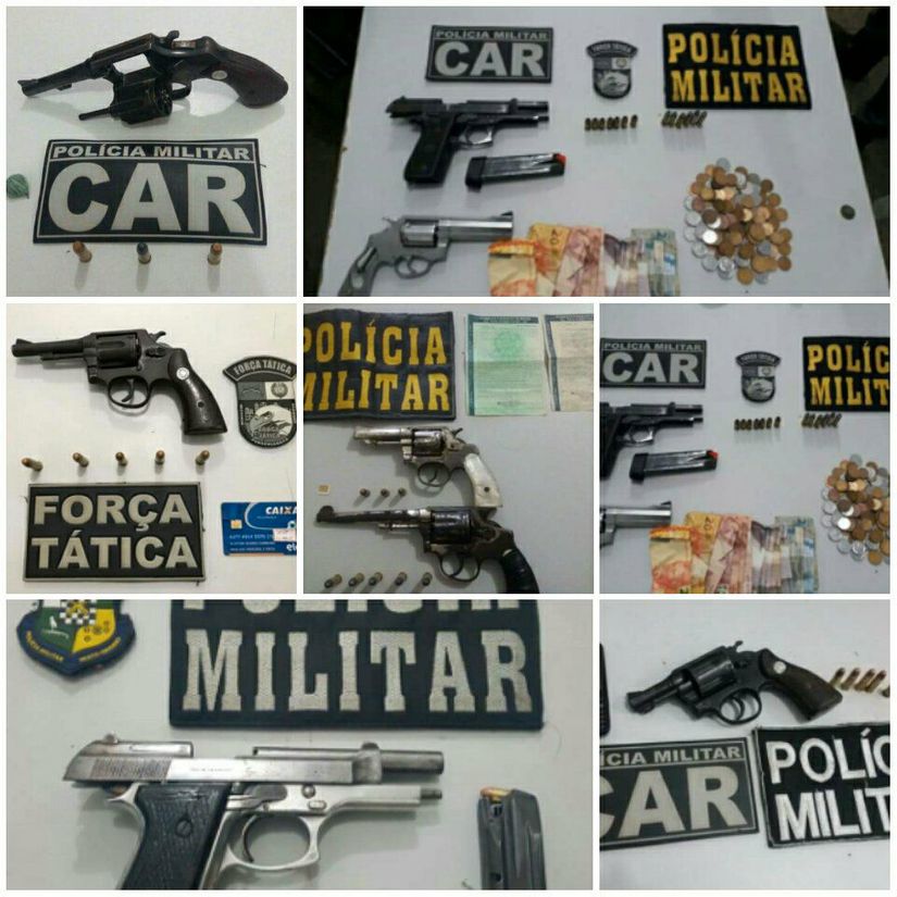 Mais de 80 armas de fogo são apreendidas pela Polícia Militar em Rondonópolis 