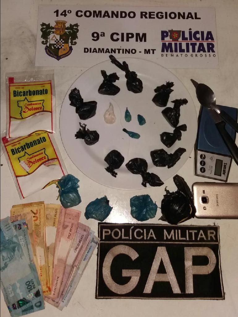 Drogas são apreendias em casa de ex-segurança de banco