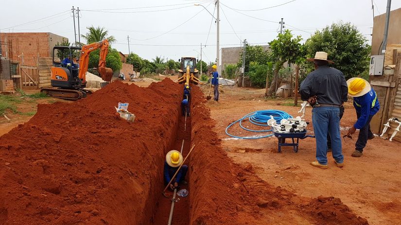 Iniciada a segunda etapa das obras de instalação de rede de água para o Alfredo de Castro