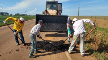 Prefeitura inicia tapa buraco em principais corredores de escoamento de safra