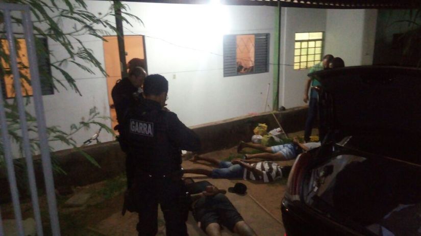 Quadrilha de Cuiabá é presa em Barra do Garças quando planejava assaltos